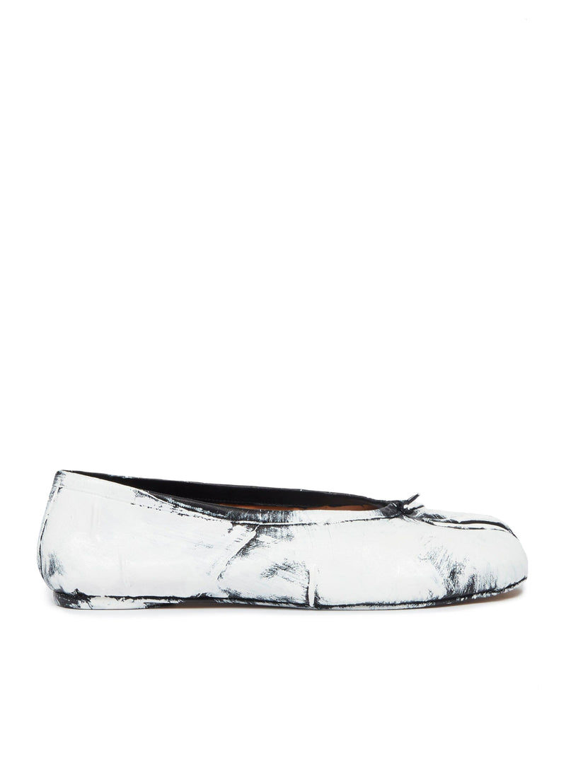 HAND-PAINTED TABI BALLET FLAT IN NAPPA