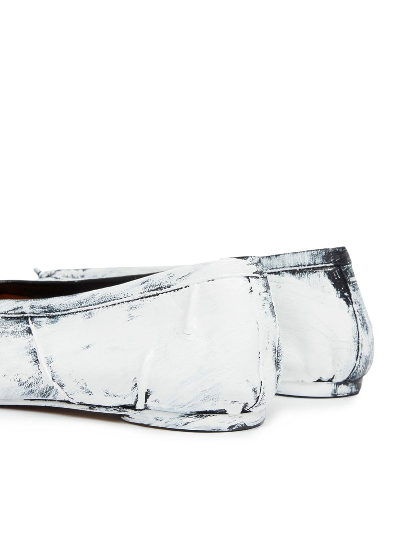 HAND-PAINTED TABI BALLET FLAT IN NAPPA