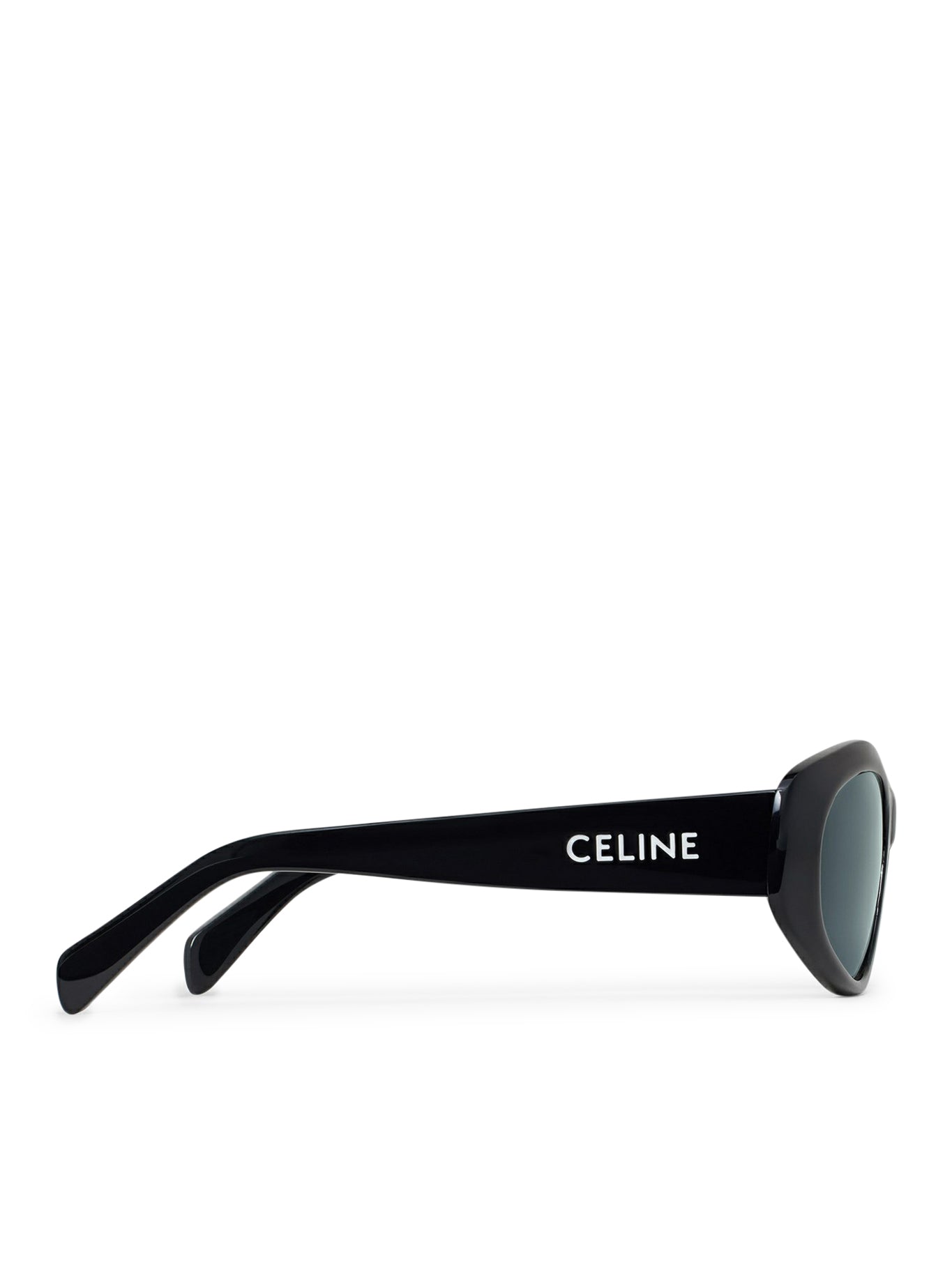 CELINE MONOCHROMS 07 SUNGLASSES IN ACETATE BLACK