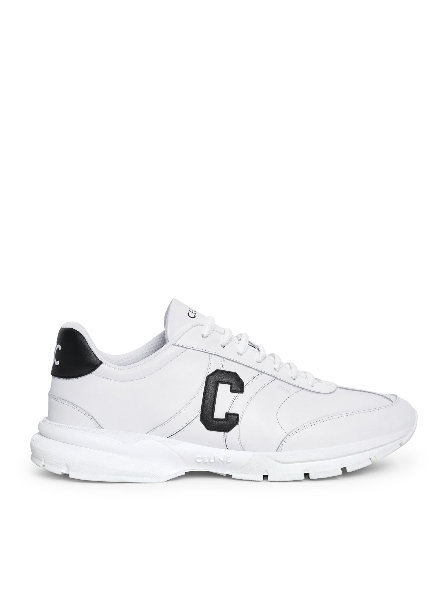 CELINE RUNNER CR-02 LOW LACE-UP SNEAKER IN CALFSKIN