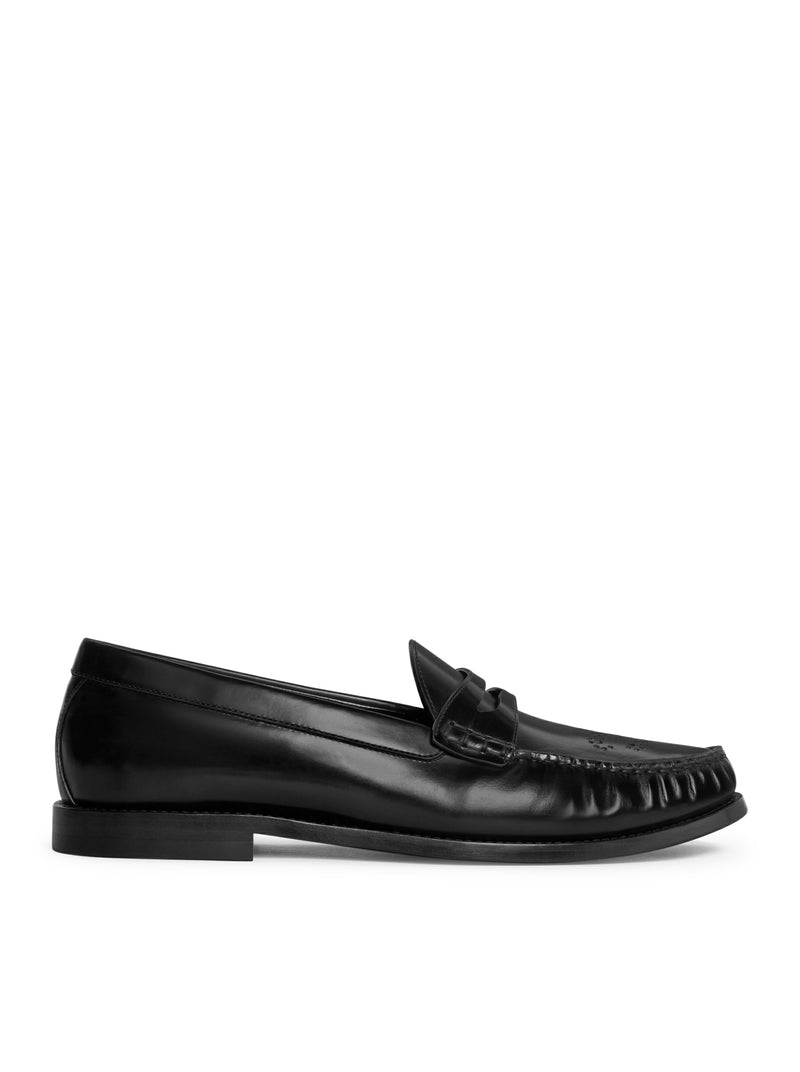 CELINE VIVIENNE SHINY BULL LEATHER LOAFER