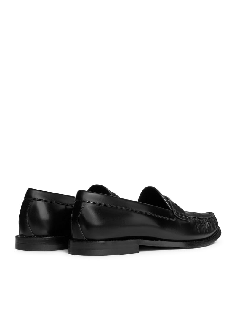 CELINE VIVIENNE SHINY BULL LEATHER LOAFER