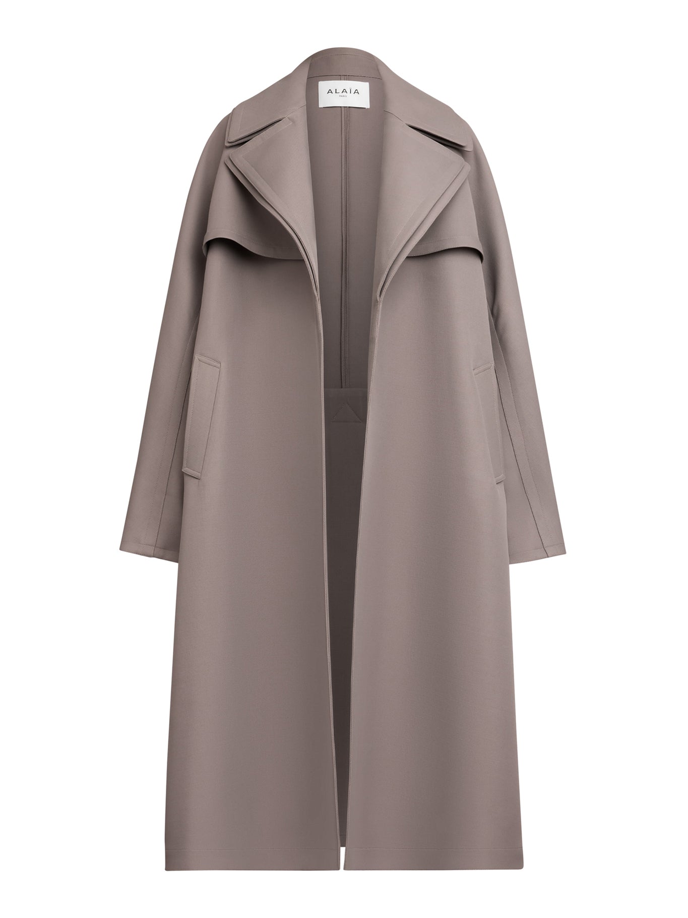 WOOL AND VISCOSE TRENCH