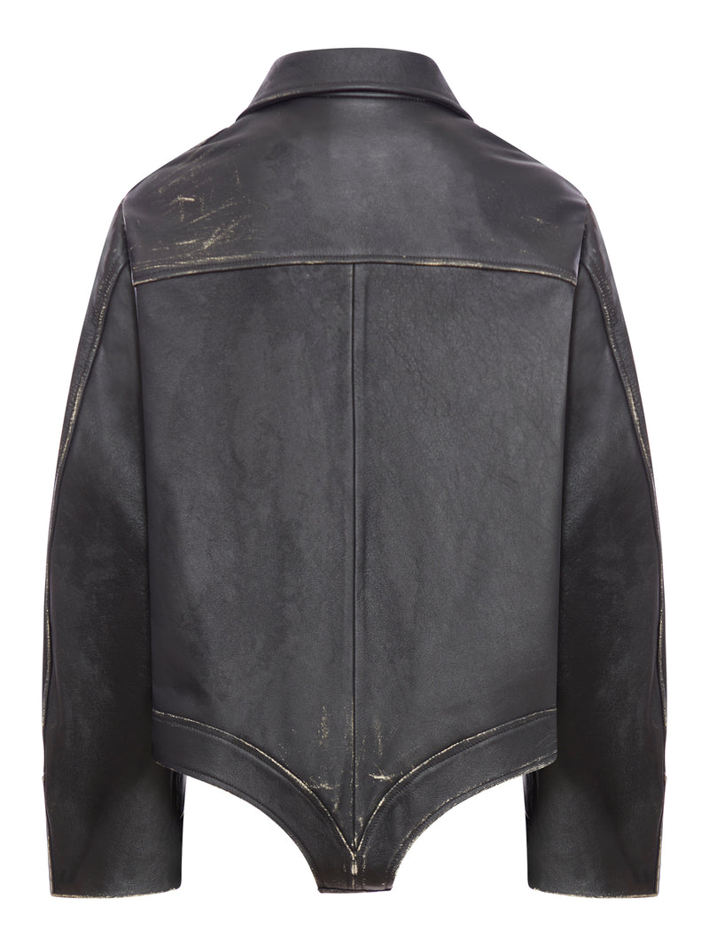 LEATHER BODY JACKET