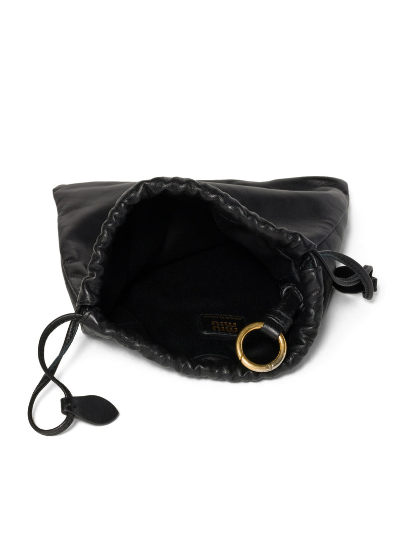 Nappa leather pouch