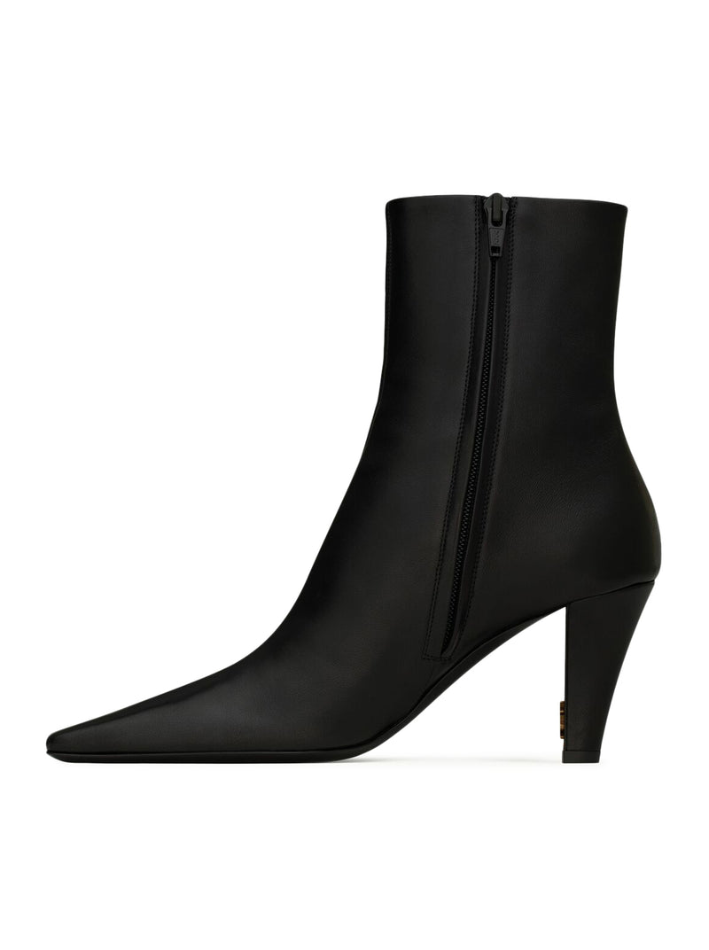 JILL SMOOTH LEATHER ANKLE BOOTS