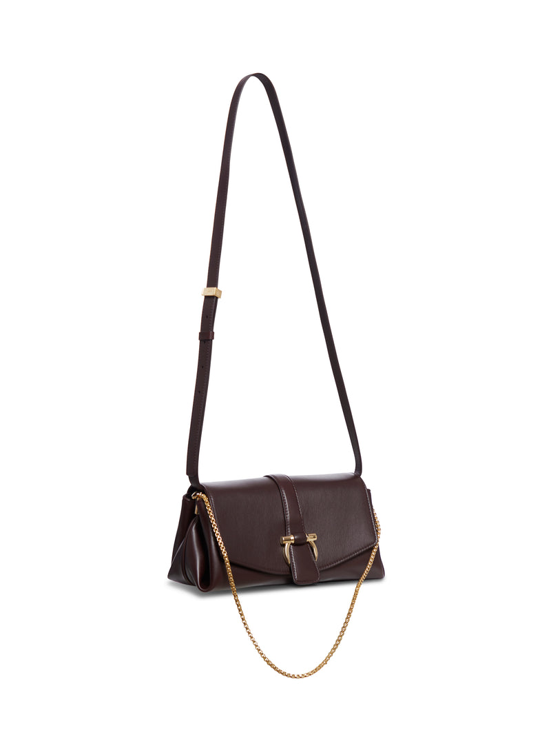 Shoulder bag with flap