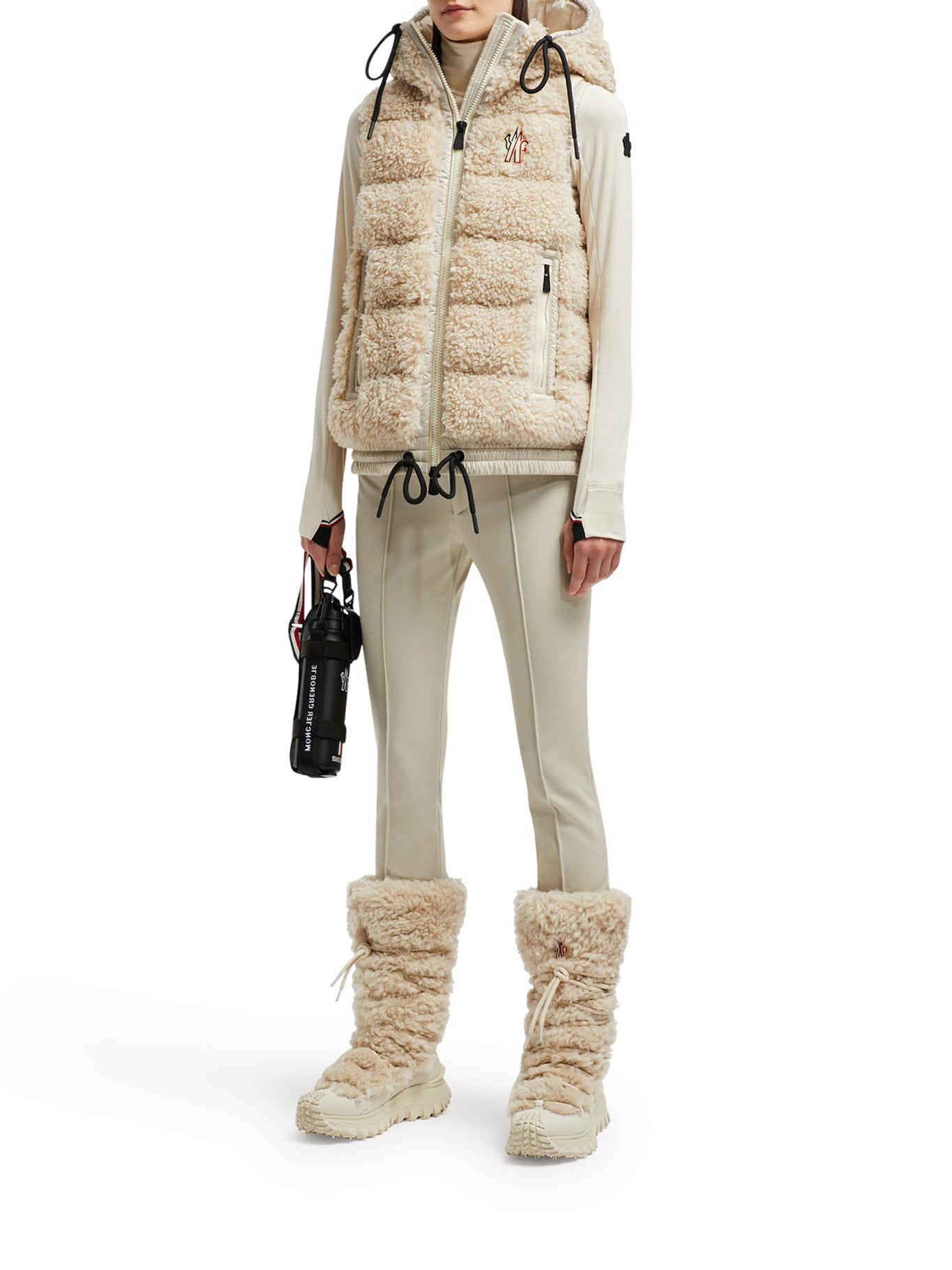 PADDED TEDDY ZIP-UP GILET