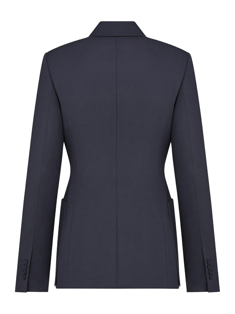 Bar jacket with slanted closure