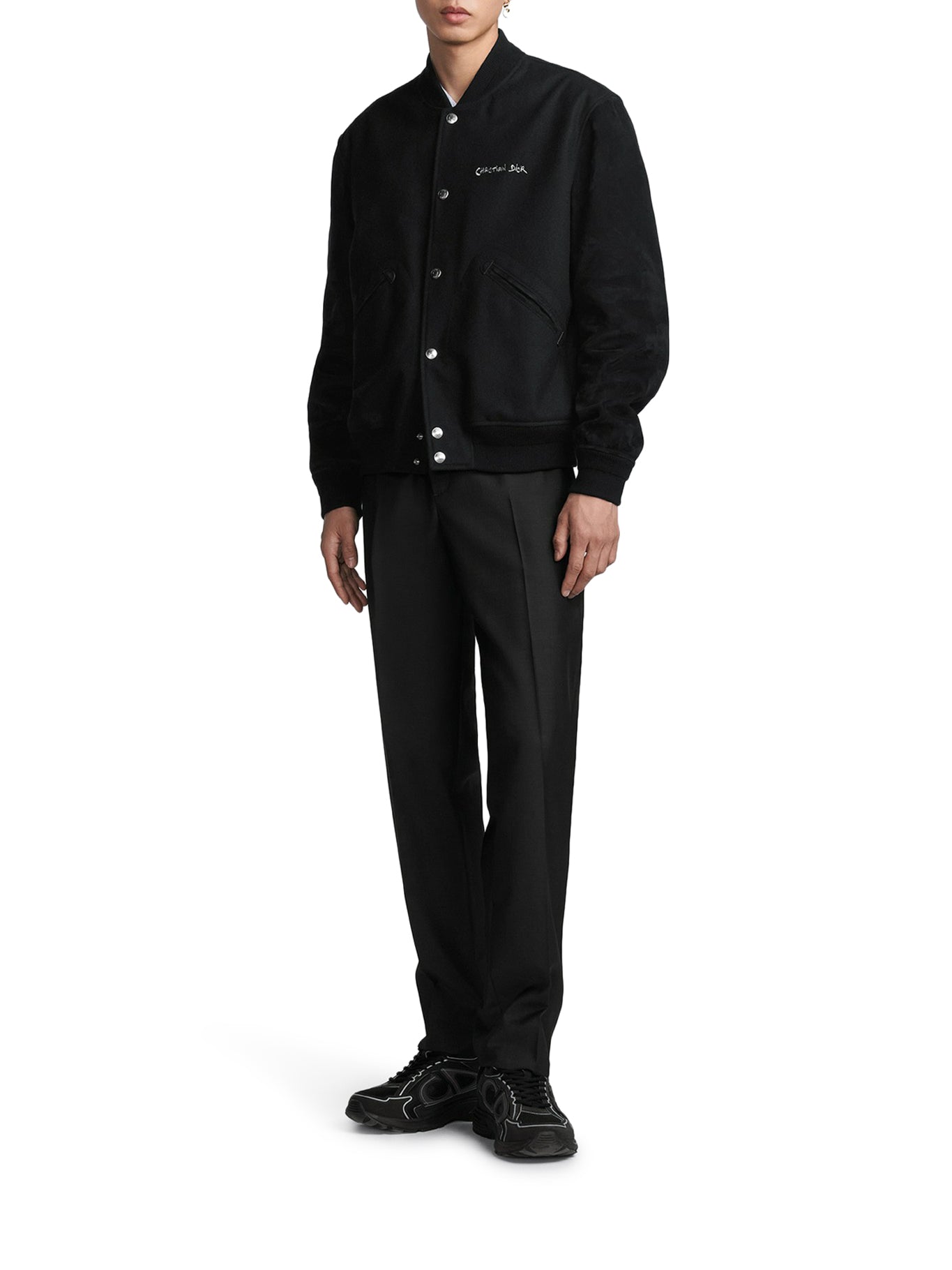 Christian Dior Tag college-style jacket