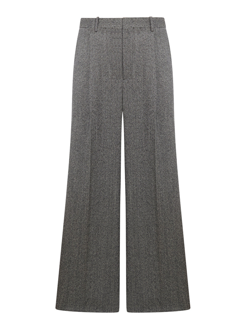 Tailored wool trousers