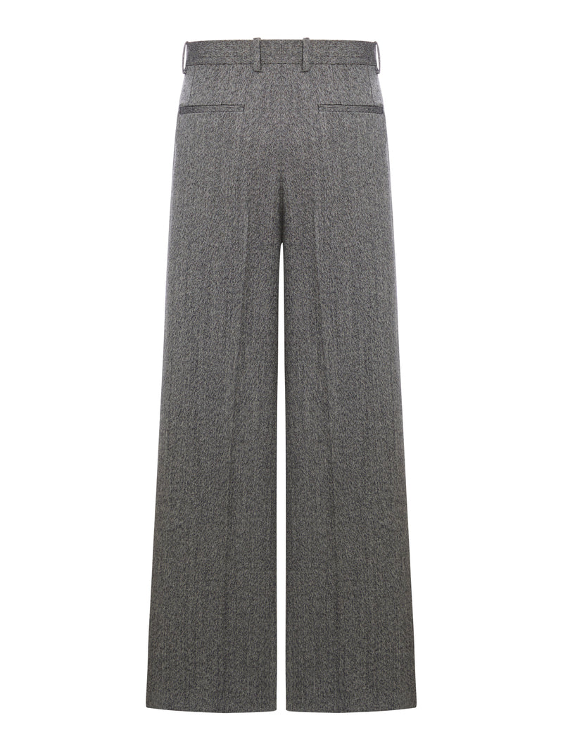 Tailored wool trousers