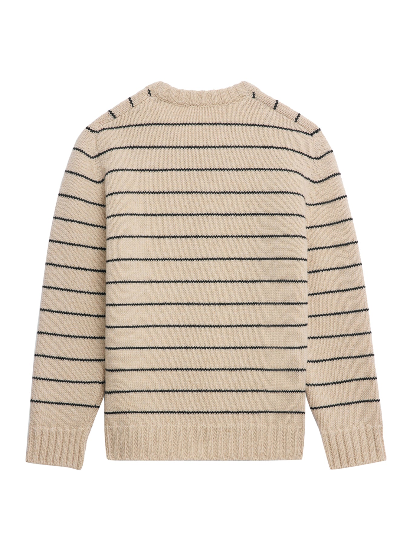 STRIPED WOOL TRIOMPHE CREW-NECK SWEATER