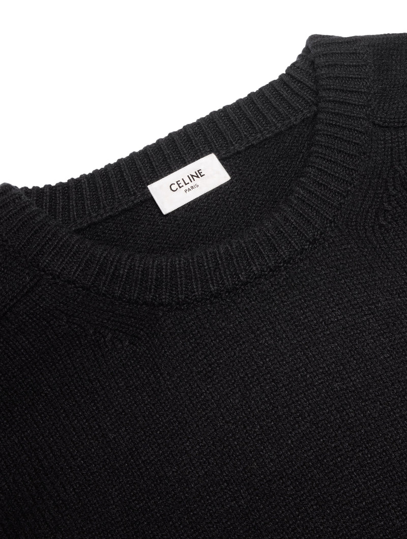 TRIOMPHE CREW NECK SWEATER IN WOOL AND CASHMERE