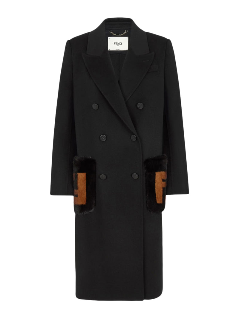 Black wool coat