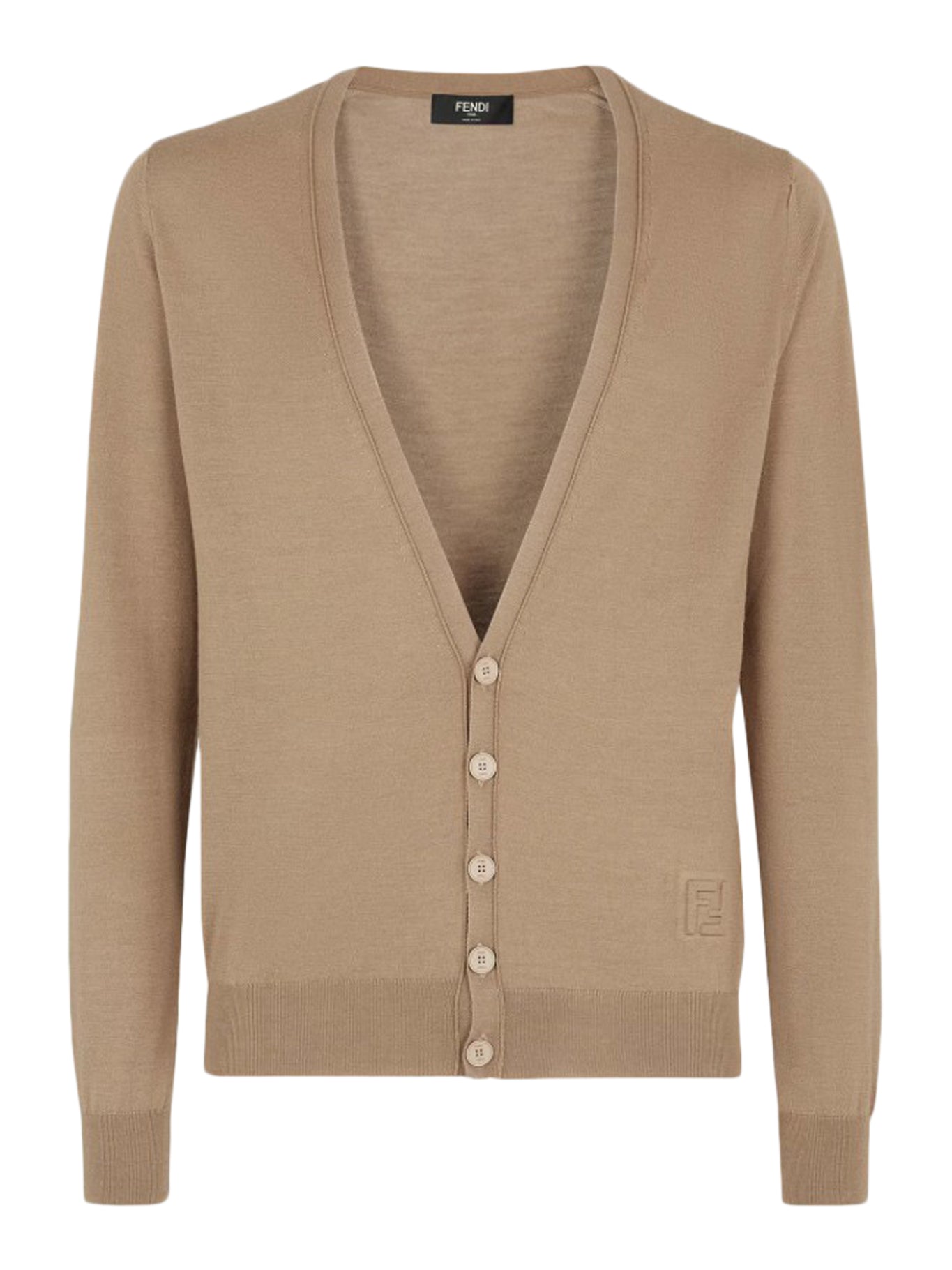 Light brown wool cardigan