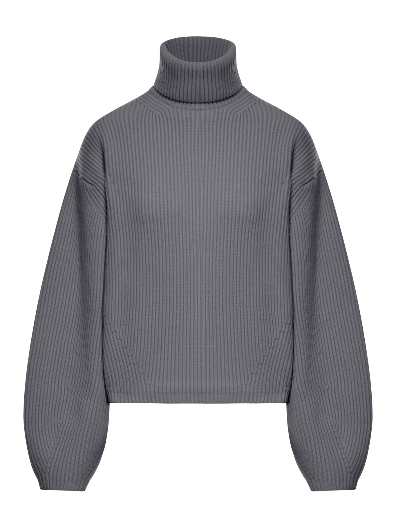 RIBBED TURTLENECK SWEATER