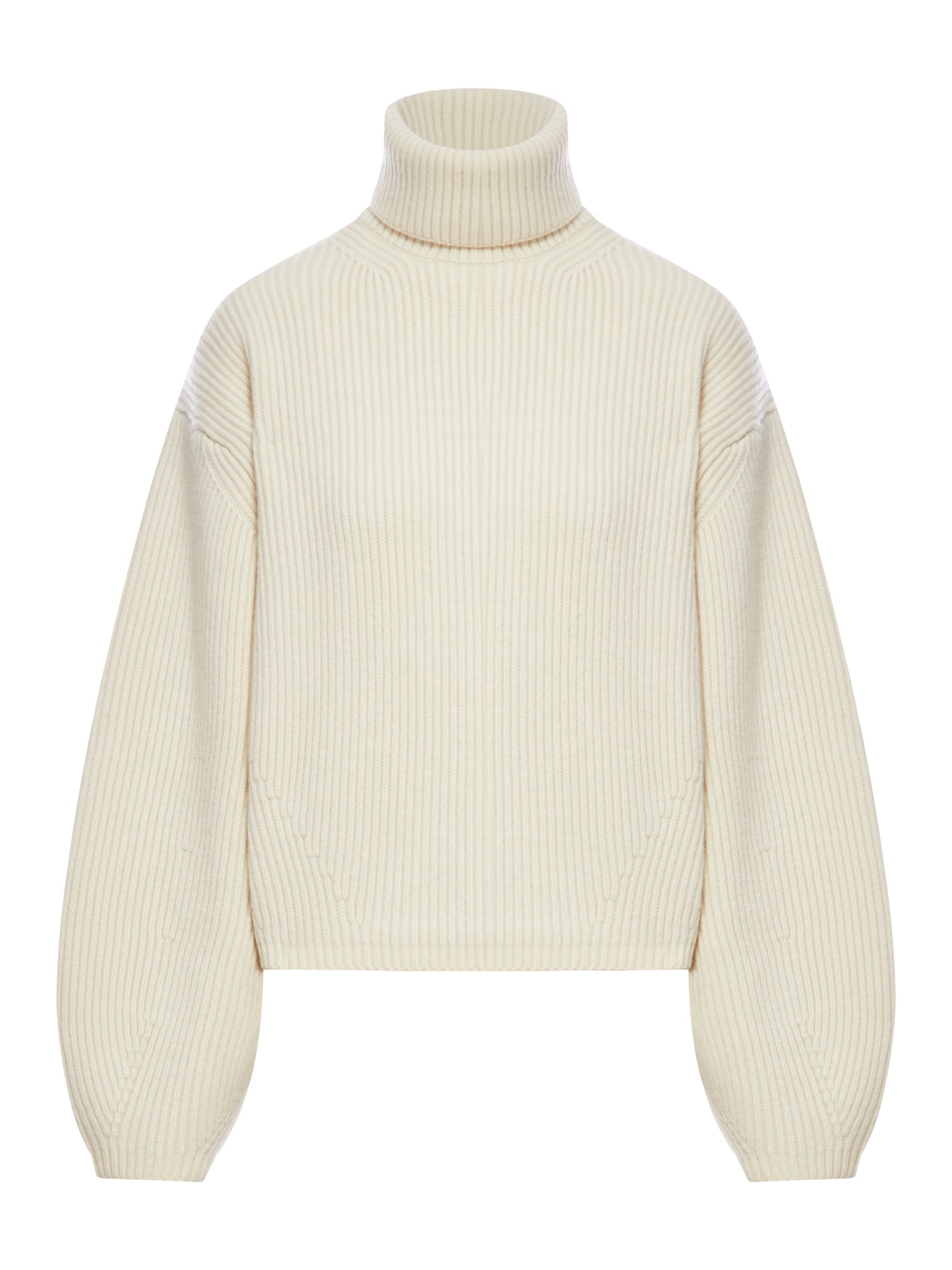 RIBBED TURTLENECK SWEATER