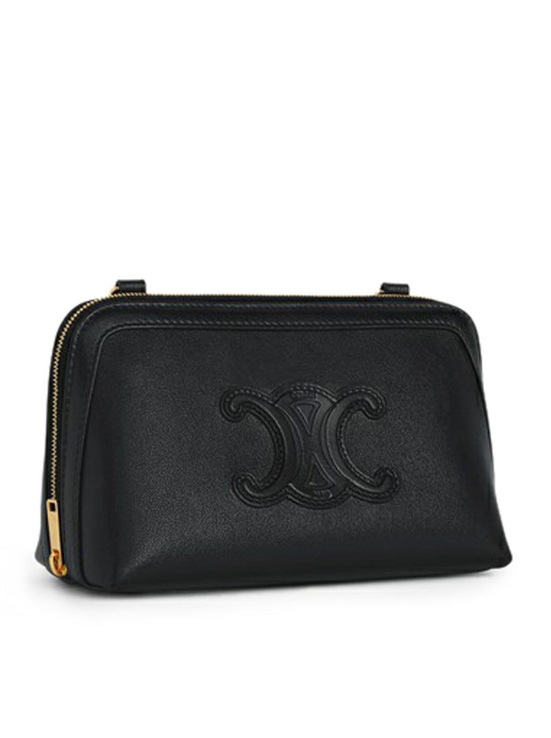 CUIR TRIOMPHE CHAIN POUCH IN SMOOTH CALFSKIN