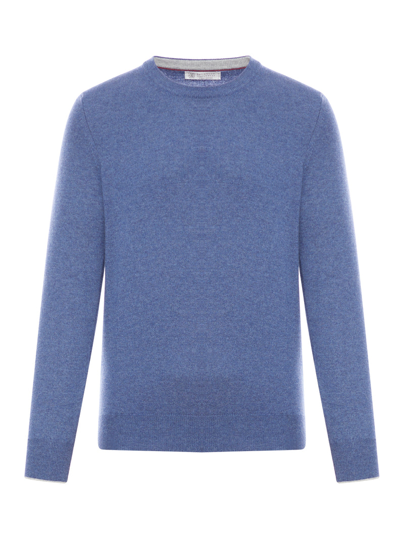 Crew-neck cashmere jumper