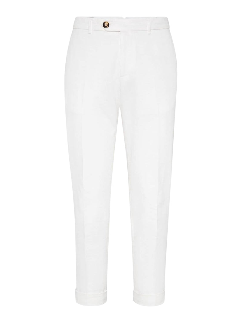 Straight leg trousers