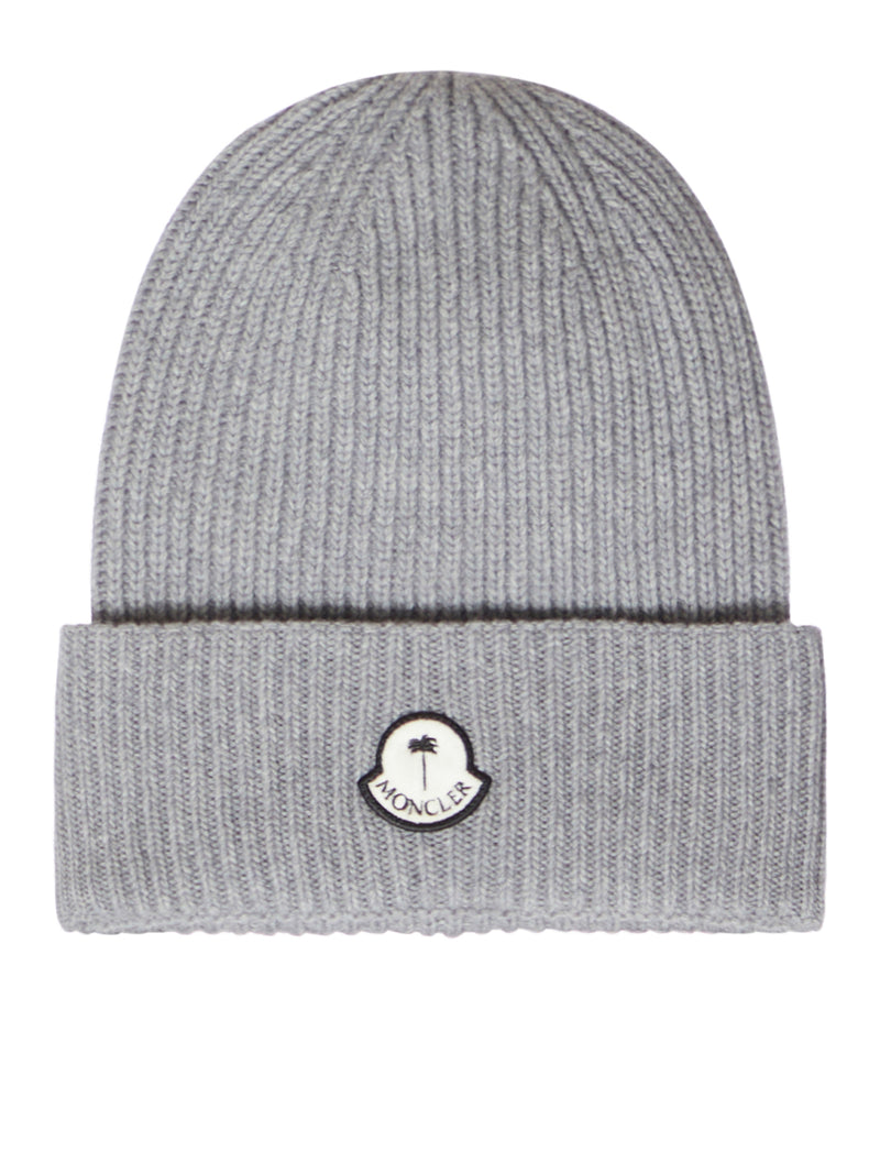 VIRGIN WOOL HAT WITH LOGO