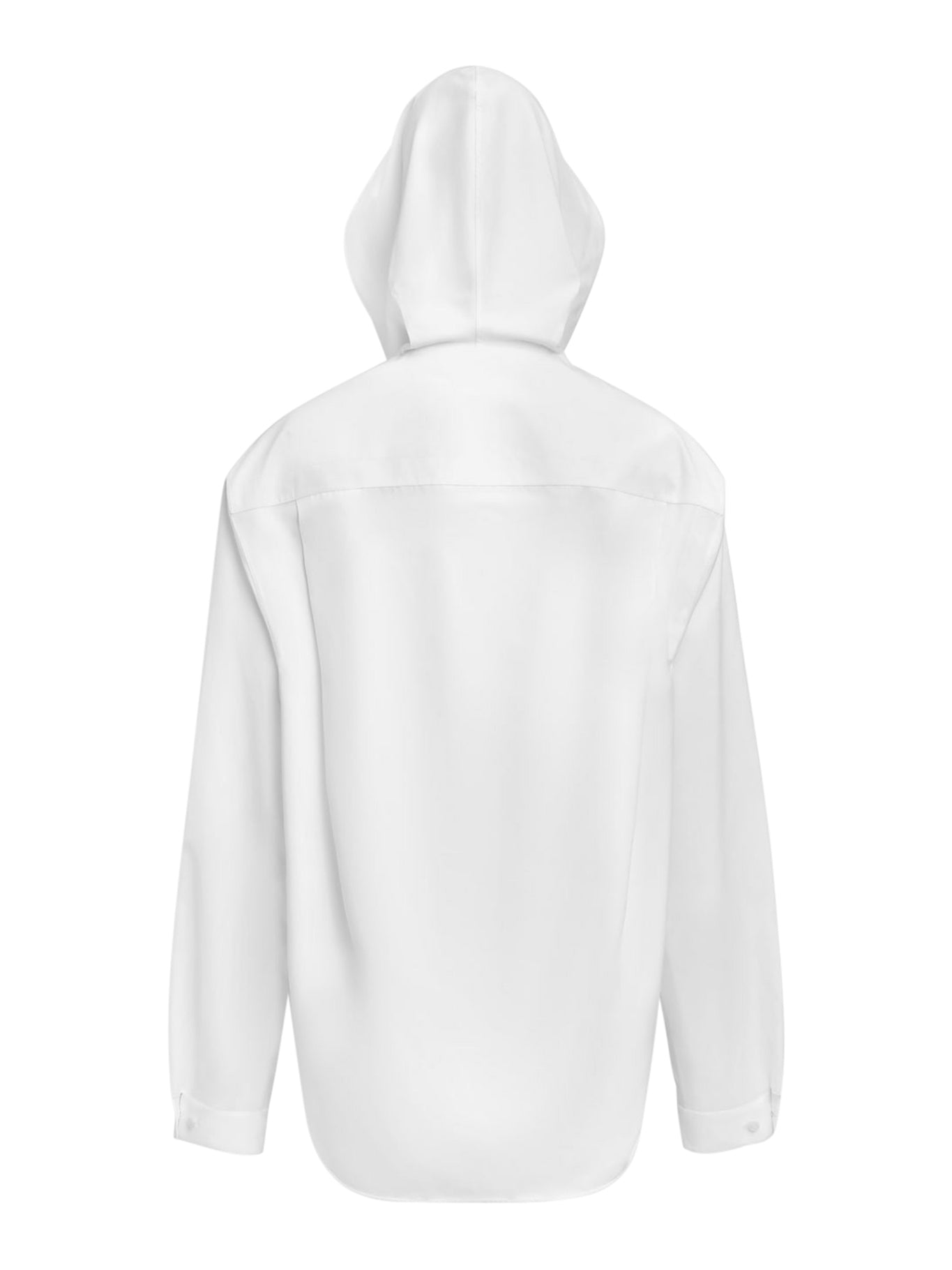 POPLIN HOODED SHIRT