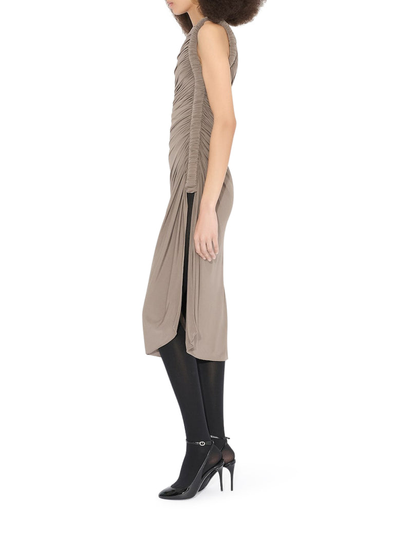 DRAPED DRESS IN SOFT JERSEY