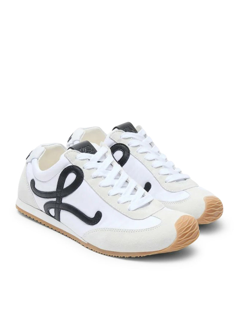 BALLET RUNNER 2.0 IN NYLON AND CALFSKIN