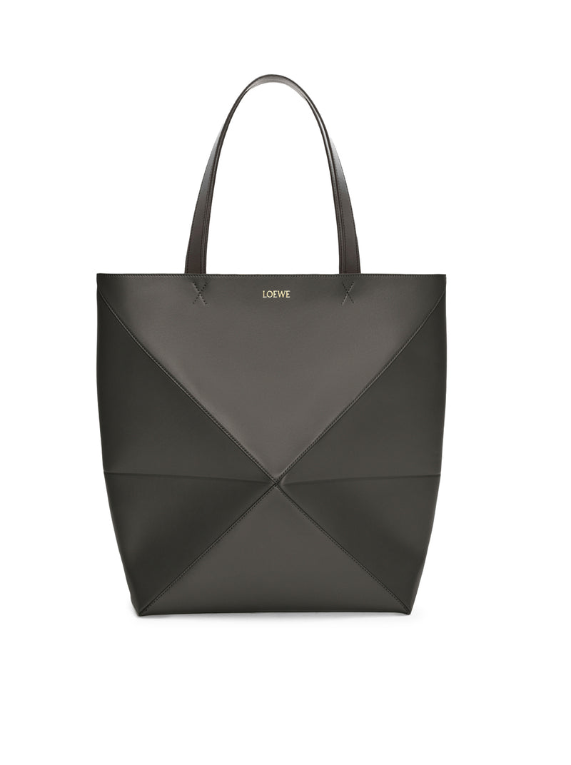 PUZZLE FOLD TOTE XL BAG IN POLISHED CALFSKIN
