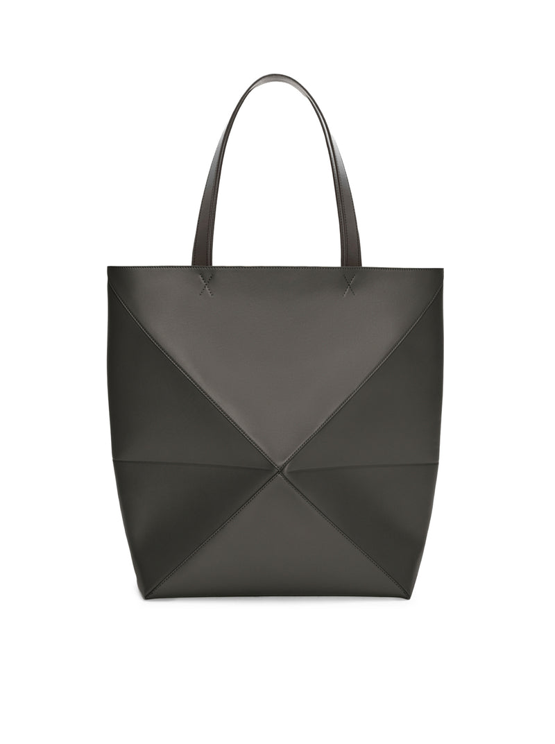 PUZZLE FOLD TOTE XL BAG IN POLISHED CALFSKIN