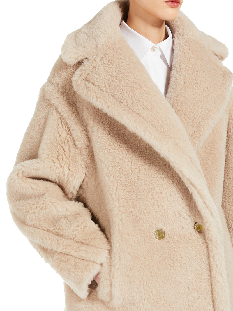 TEDDY BEAR ICON SHORT COAT IN ALPACA AND WOOL