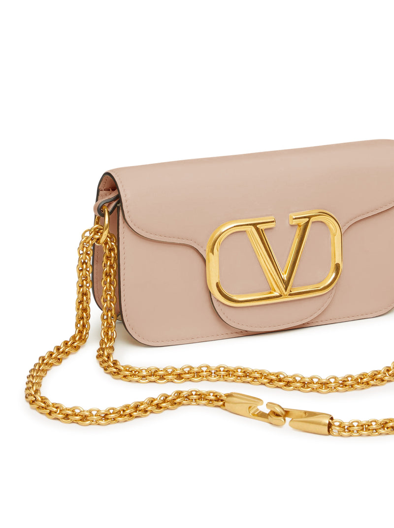 VALENTINO GARAVANI LOCÒ SMALL SHOULDER BAG IN CALFSKIN