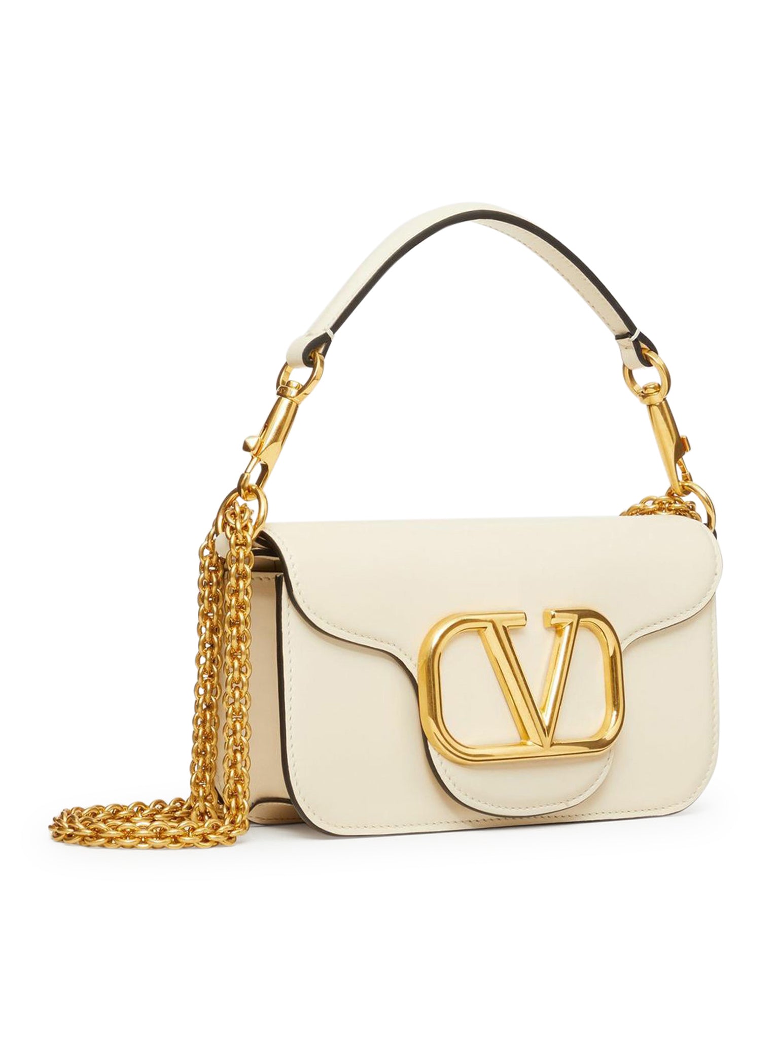 VALENTINO GARAVANI LOCÒ SMALL SHOULDER BAG IN CALFSKIN