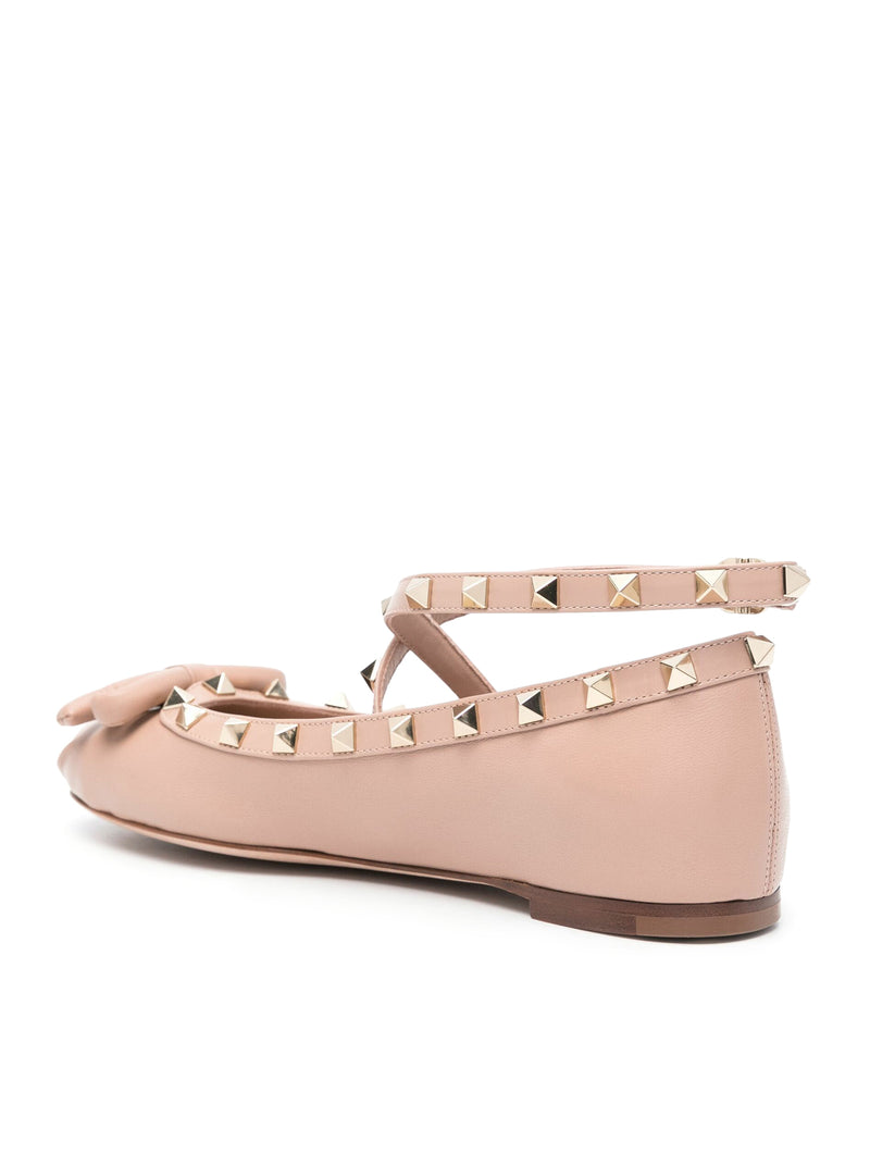 ROCKSTUD BALLERINA IN NAPPA