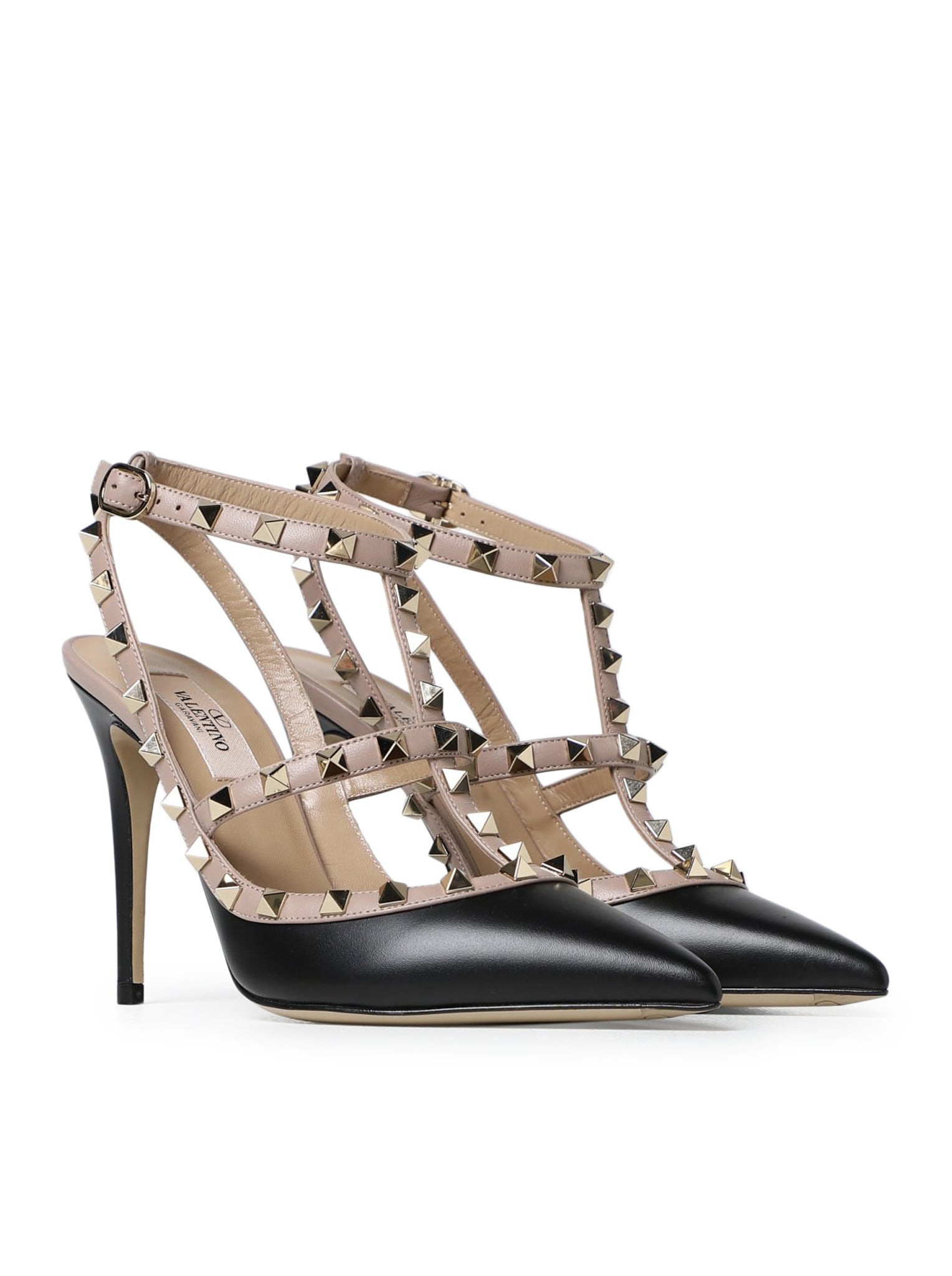 ROCKSTUD CALFSKIN SLINGBACK