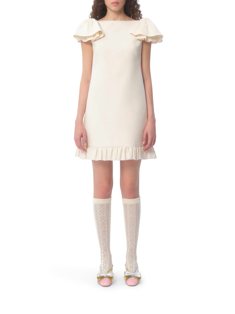 CREPE COUTURE SHORT DRESS