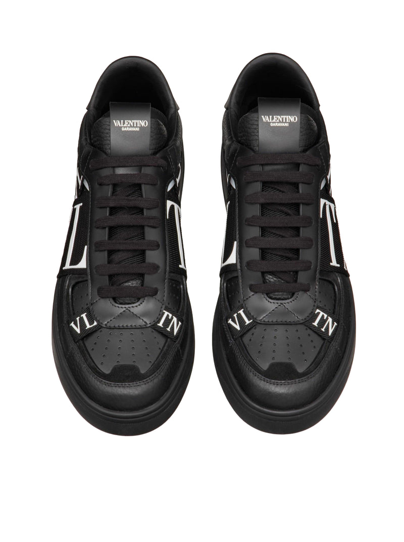 LOW-TOP CALFSKIN VL7N SNEAKER WITH BANDS