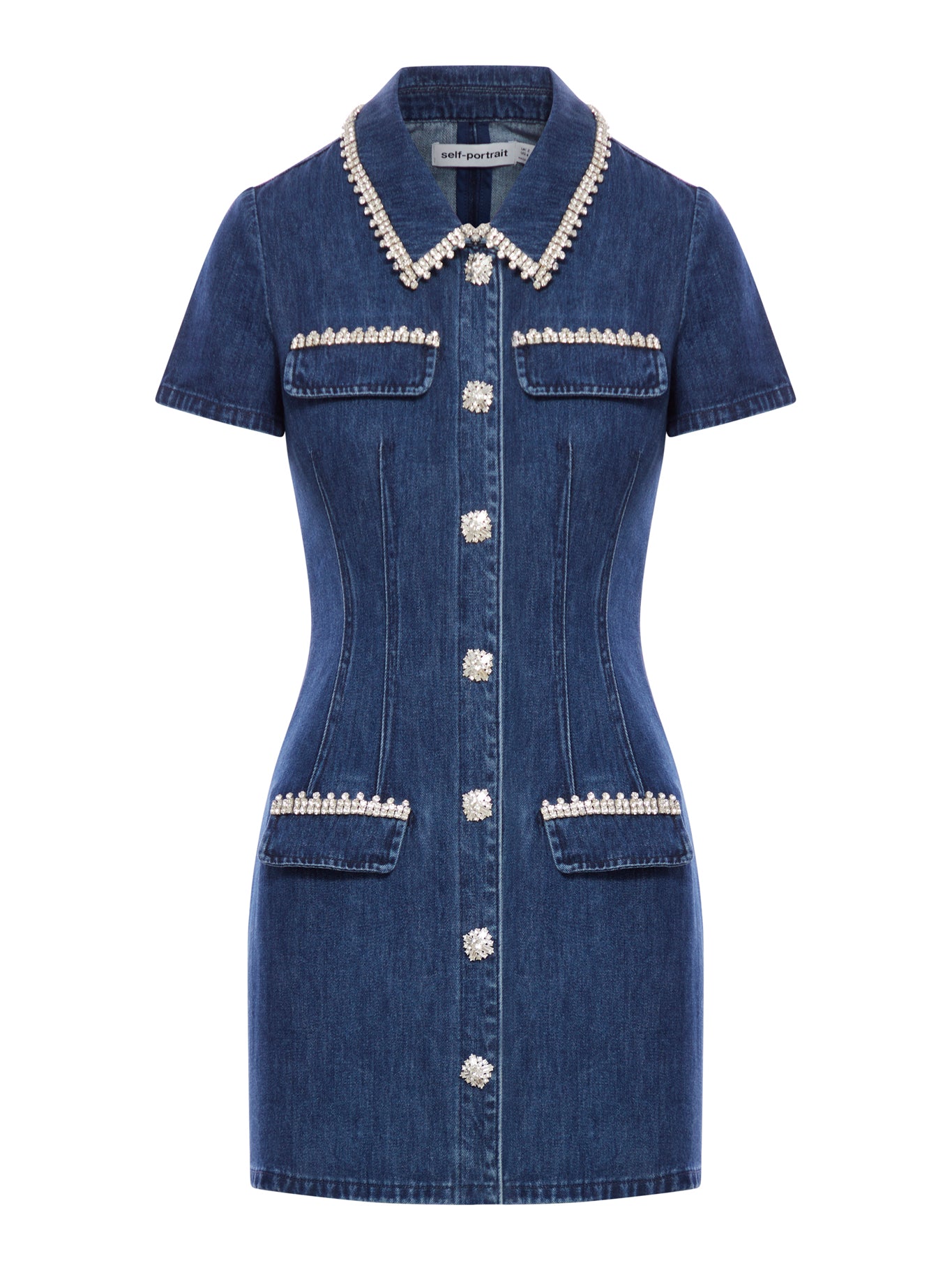 SHORT DENIM DRESS