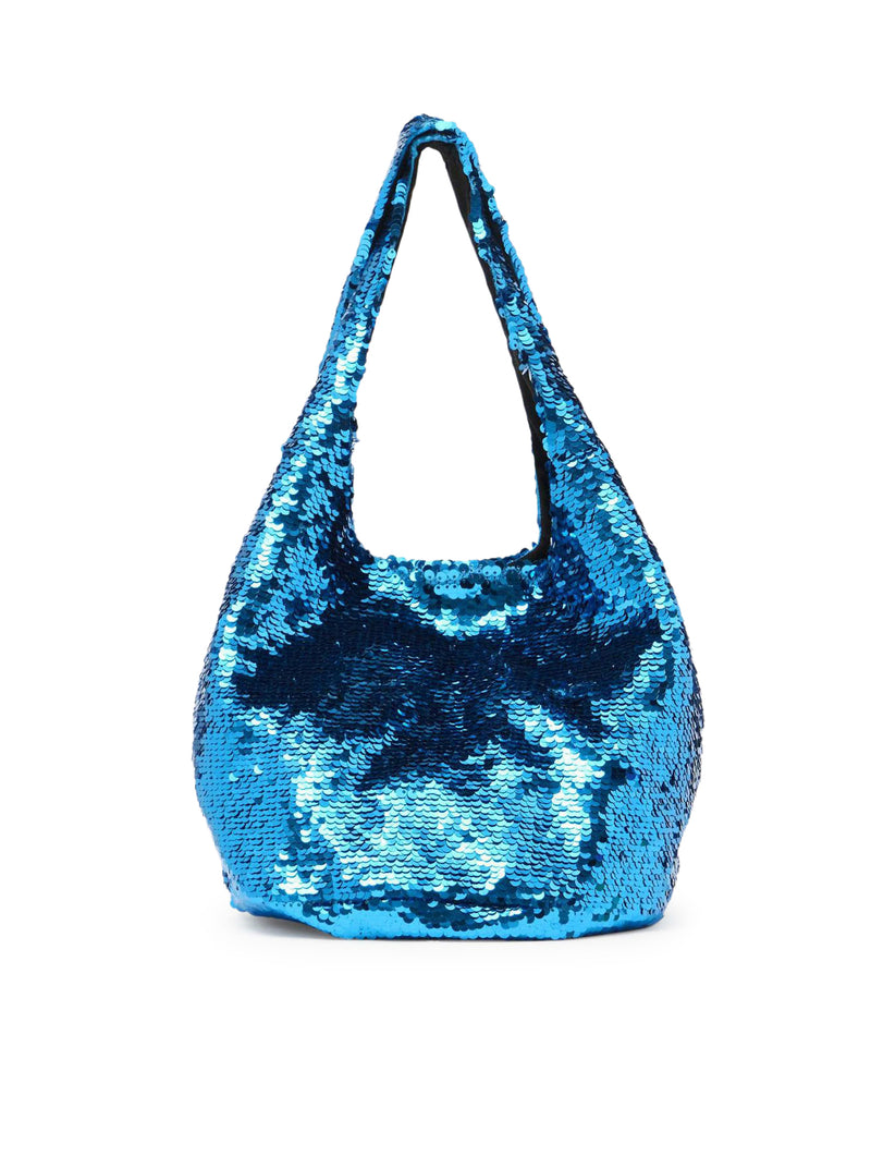 SEQUIN SHOPPER - MINI BAG WITH SEQUINS