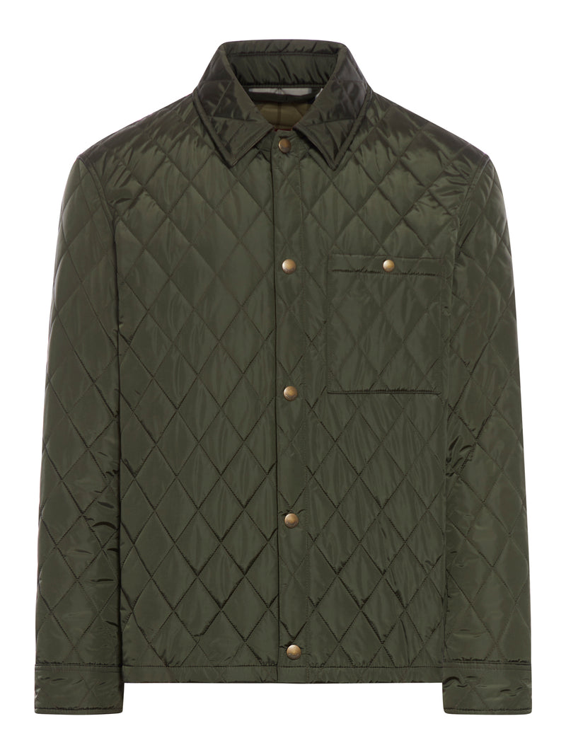 QUILTED NYLON SHIRT