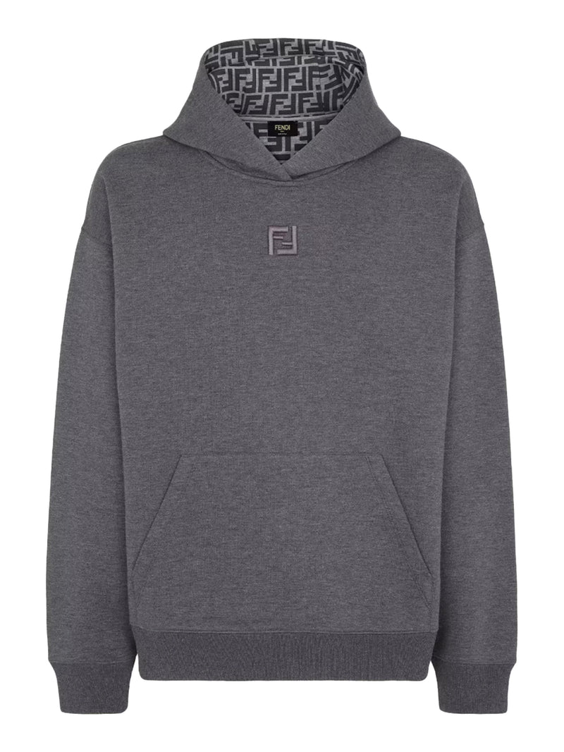 DARK GREY COTTON SWEATSHIRT