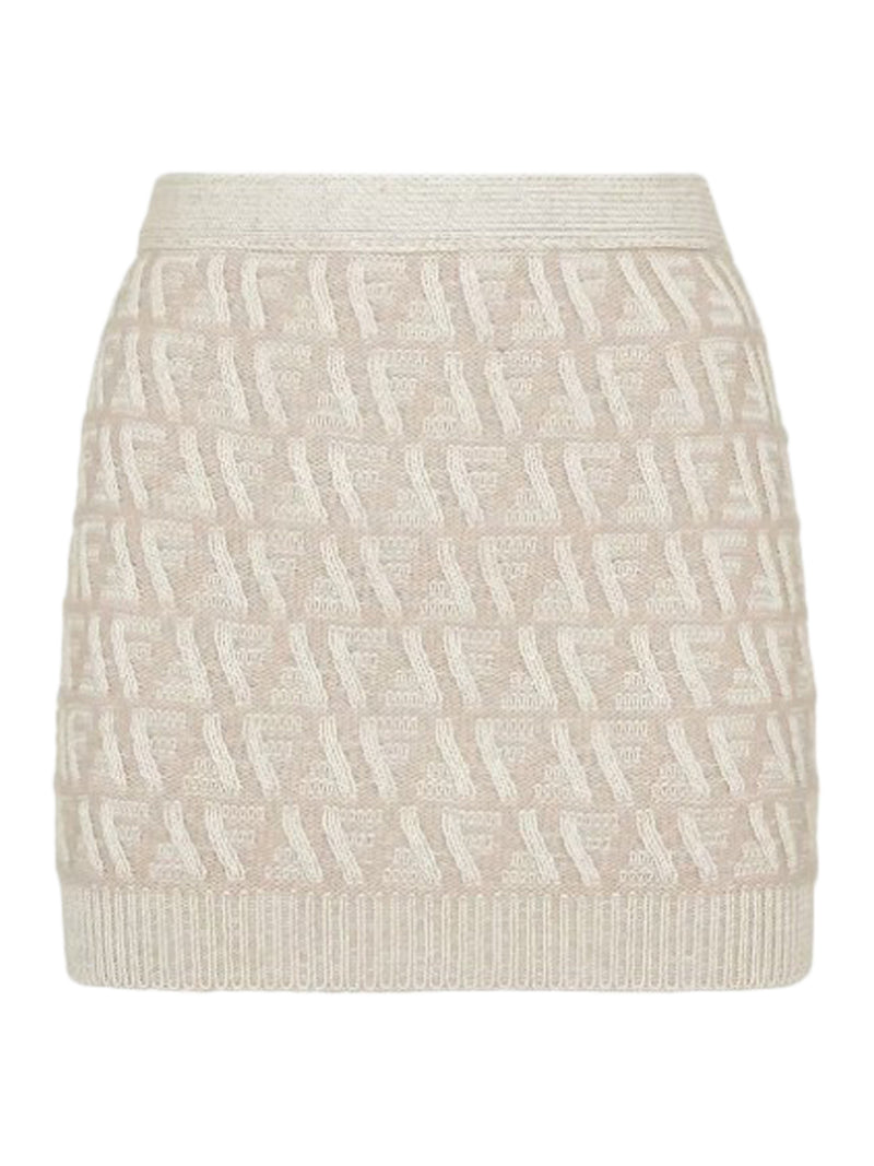 WOOL AND CASHMERE MINI SKIRT FF