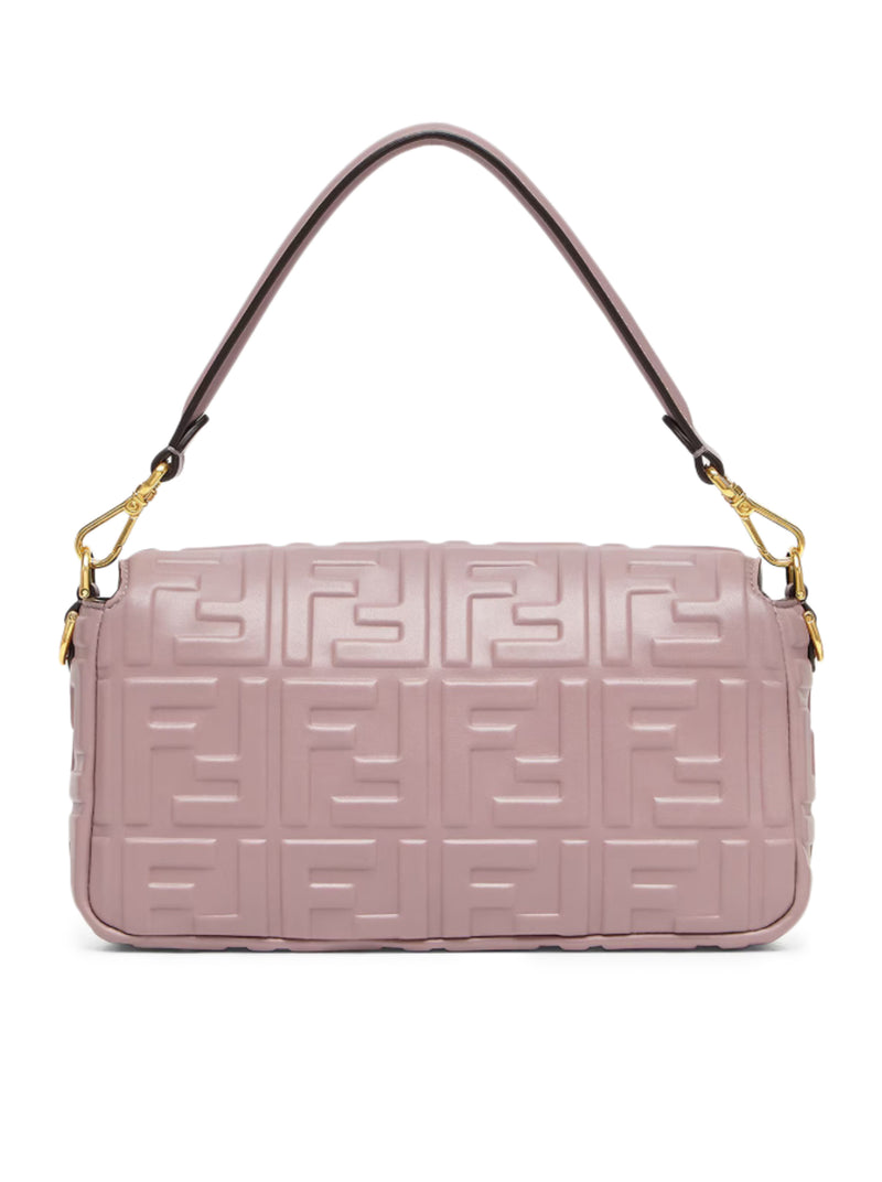 MAUVE PINK LEATHER BAGUETTE