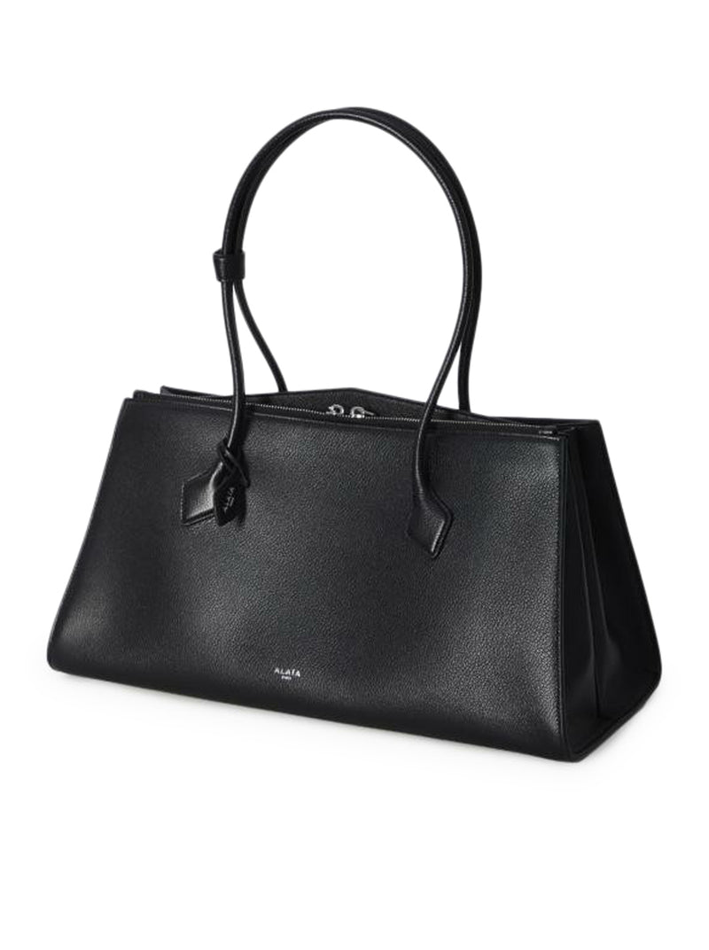 LE TECKEL TOTE BAG IN SHINY GRAINED CALFSKIN