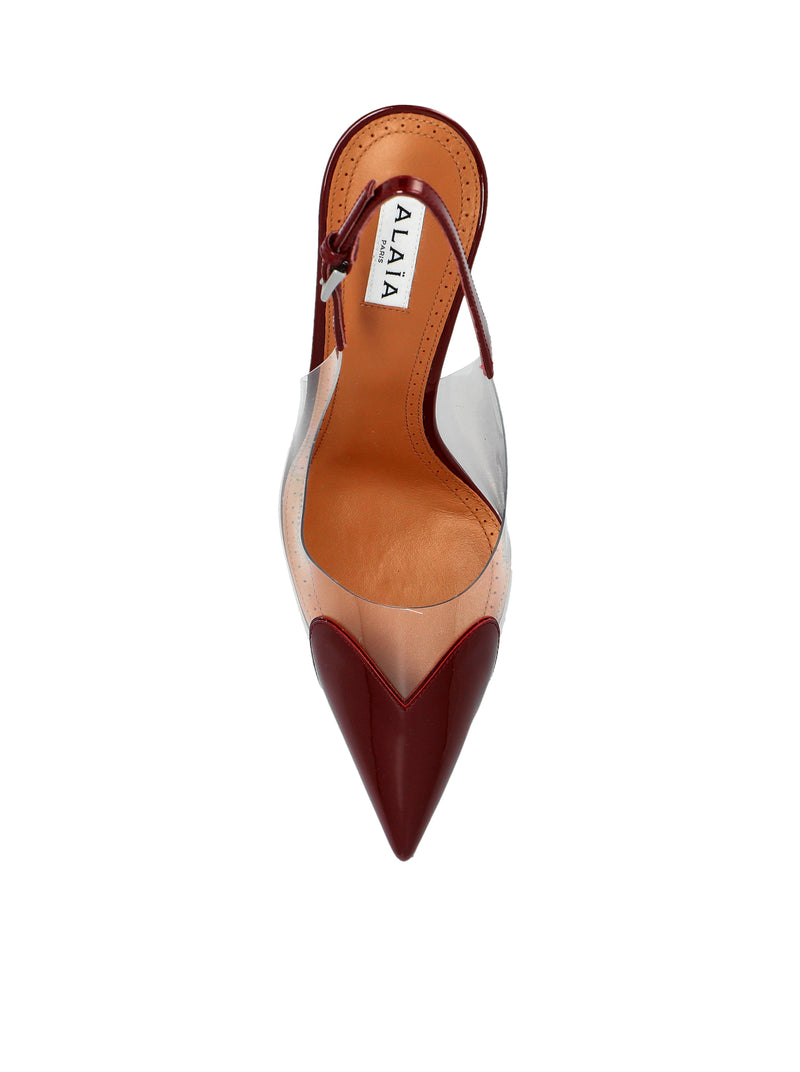 LE CŒUR SLINGBACKS IN PATENT CALFSKIN