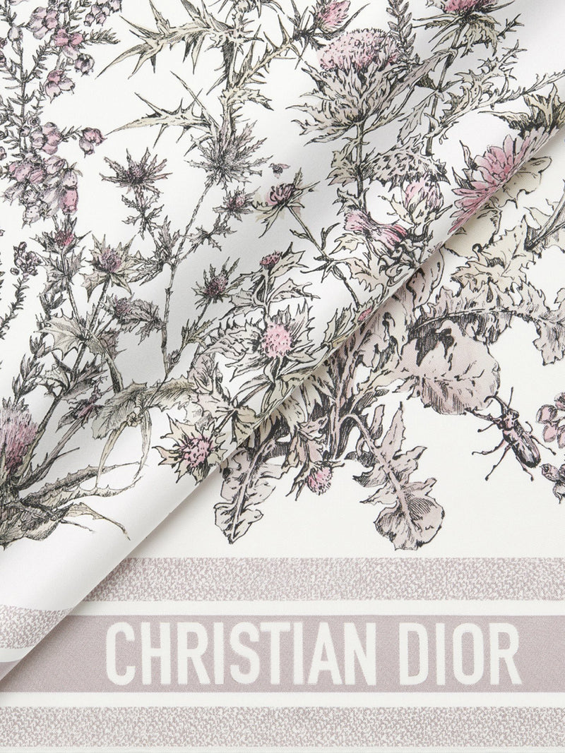 90 Dior Chardons square scarf