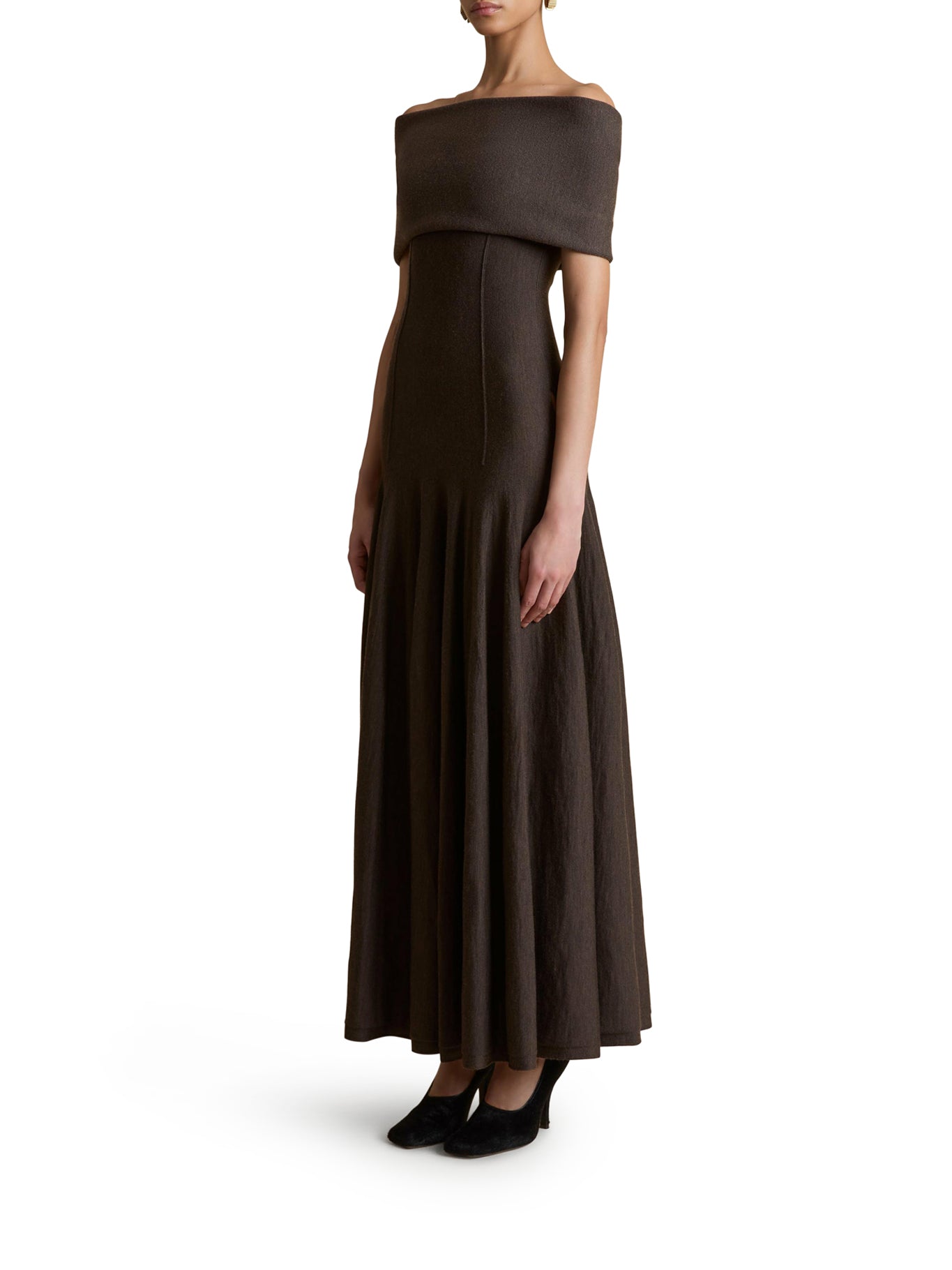 AVA LONG WOOL DRESS