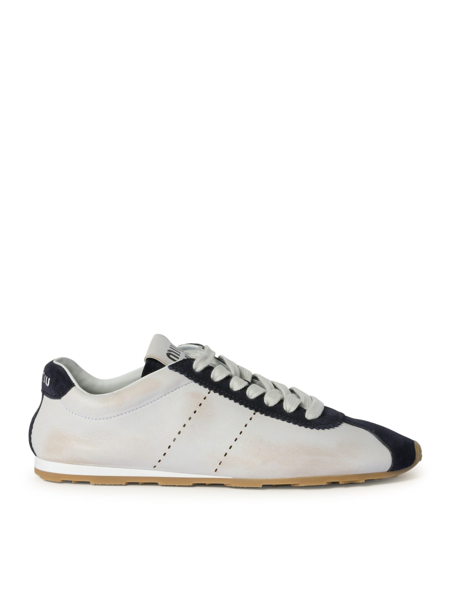 PLUME SNEAKERS IN NAPPA AND SUEDE