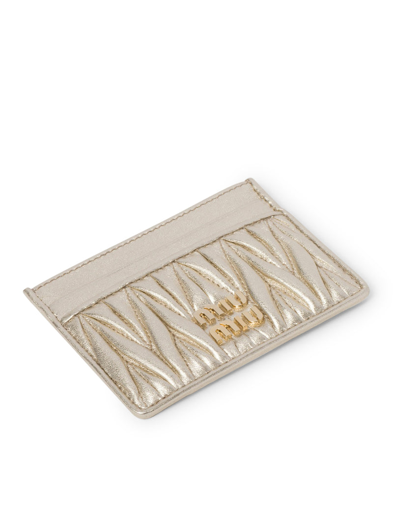 NAPPA MATELASSE CARD HOLDER`